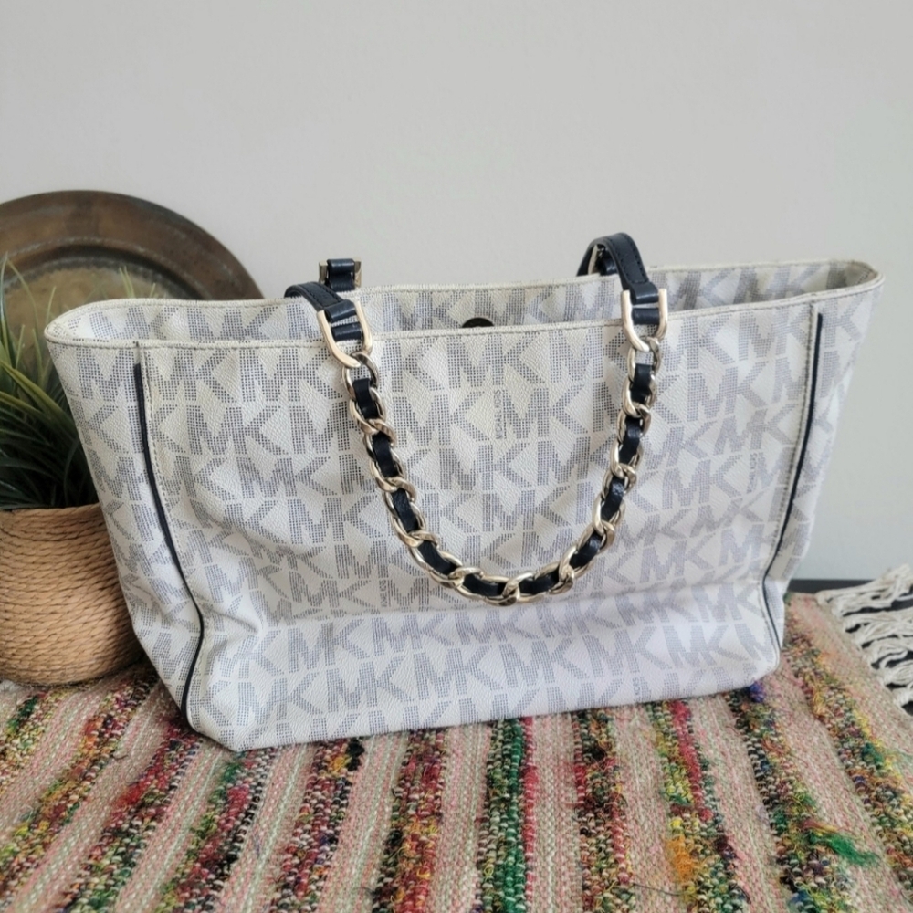 Michael kors shoulder bag chain tote - Picture 5 of 13